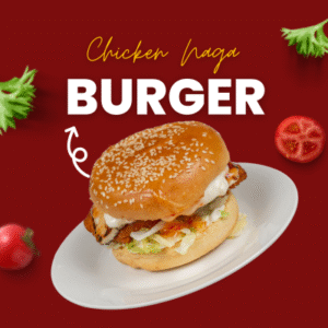 Chicken Naga Burger