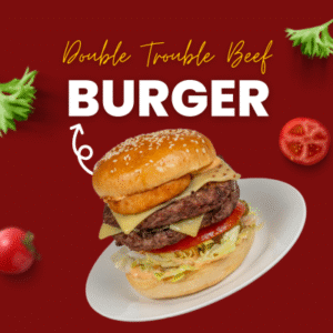 Double Trouble Beef Burger