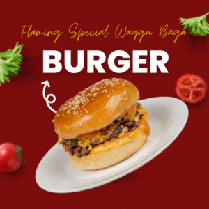 Flaming Special Waygu Bāgā